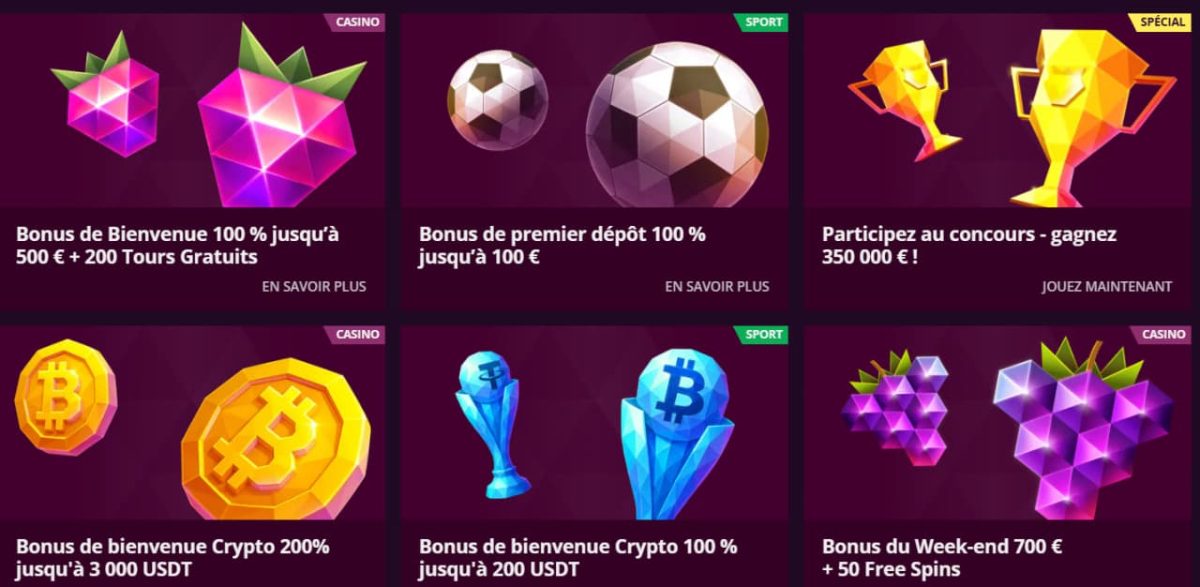 Promotions Malina 2026 - Cashback, VIP, Bonus Crab image 1